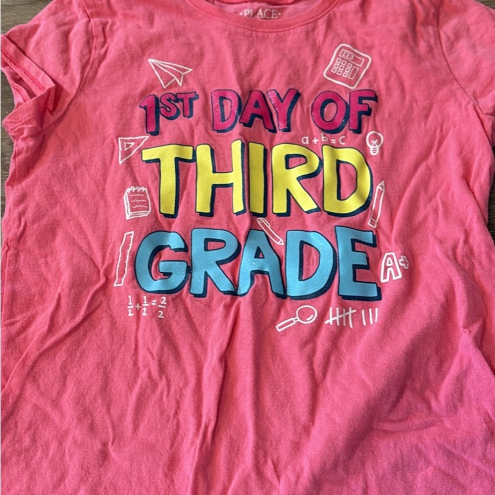 Children’s PLACE Vibrant Pink Short Sleeve Tee